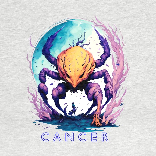 Zodiac sign Cancer T-shirt by Emotiondesign